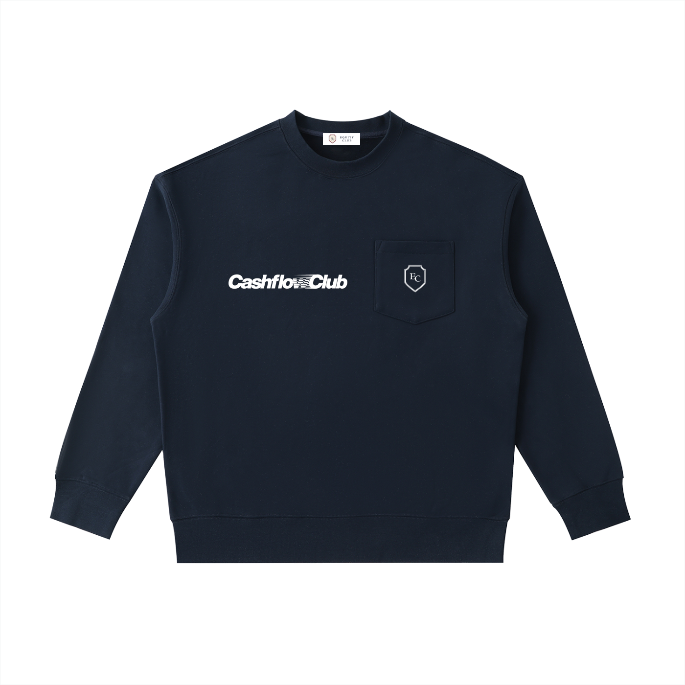 Heavyweight Patch Pocket Crewneck Sweatshirt