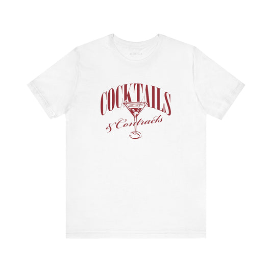 Cocktails & Contracts | Unisex Everyday Jersey Tee