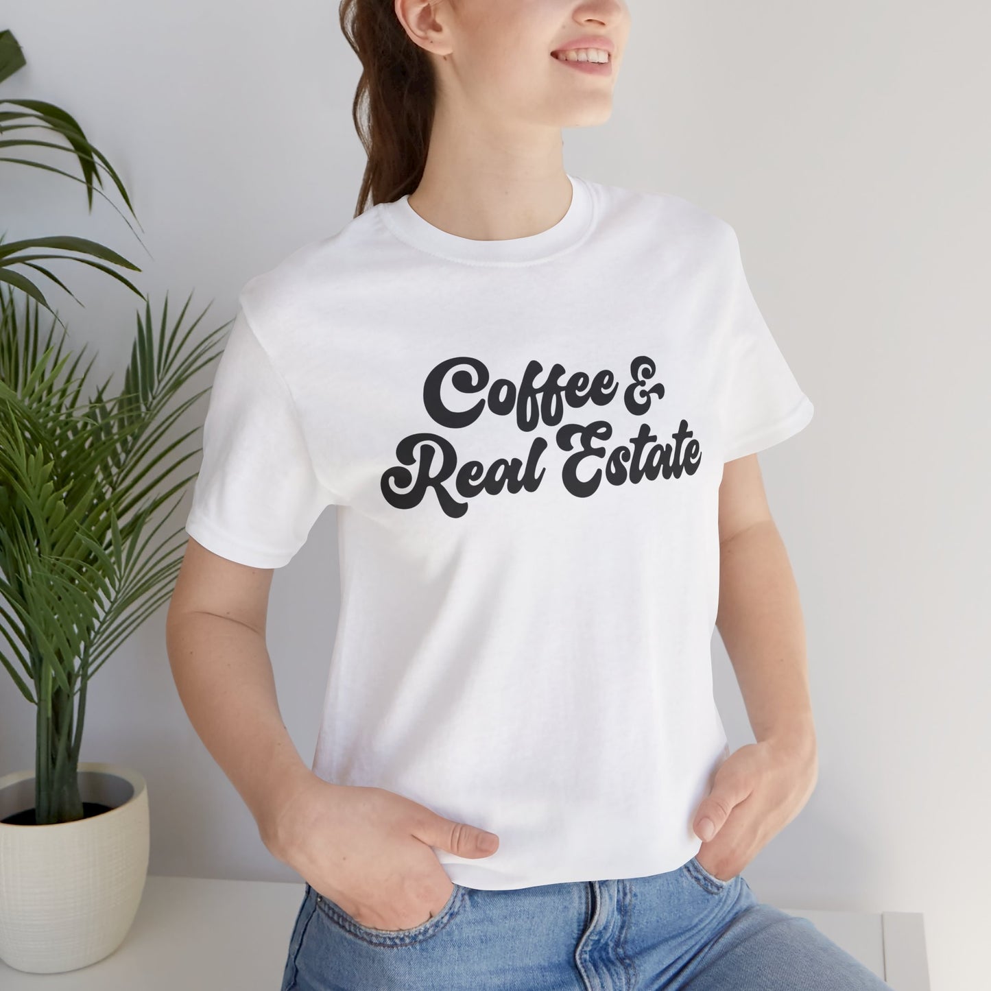 Coffee & Real Estate | Unisex Everyday Jersey Tee