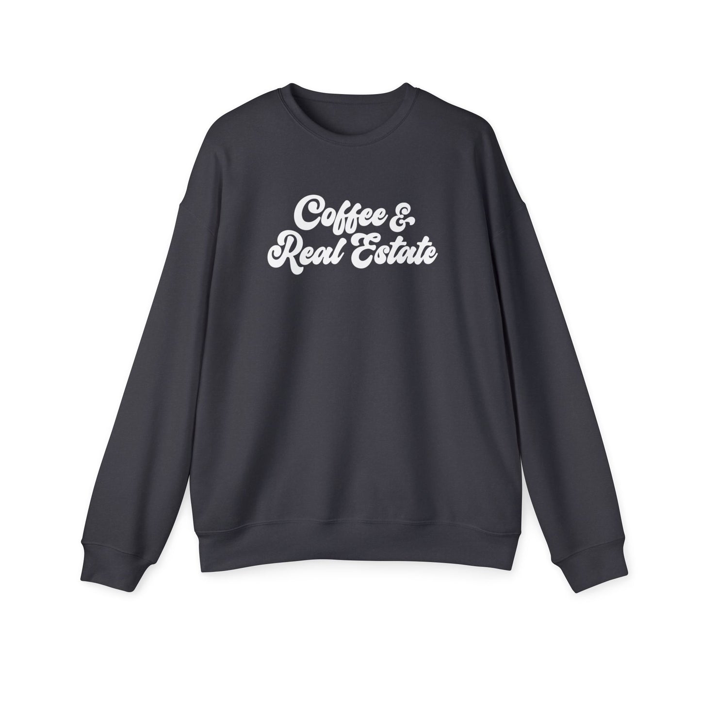 Coffee & Real Estate Unisex Drop Shoulder Sweatshirt