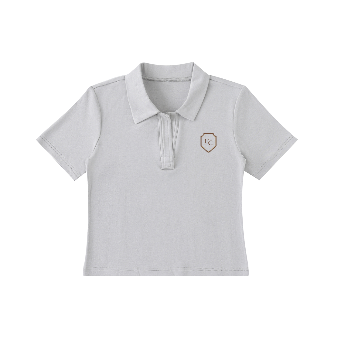 Bodycon Short Sleeve Polo Shirt