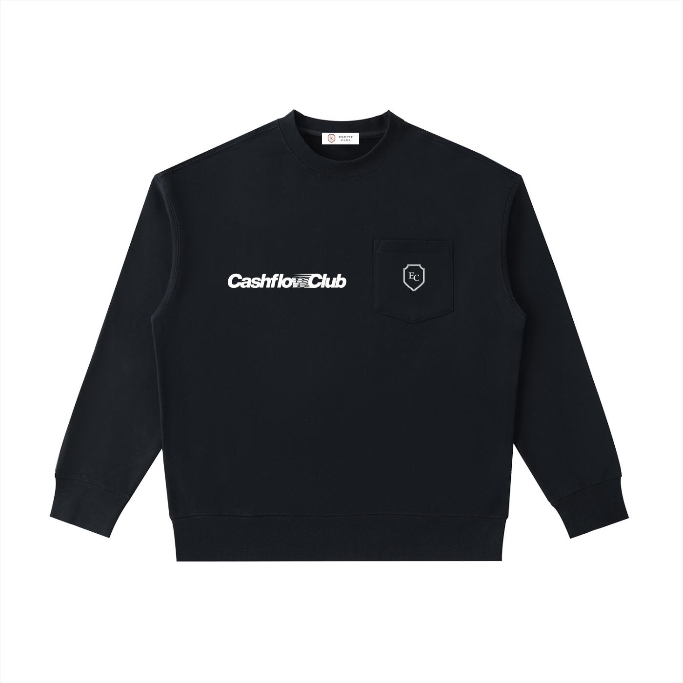 Heavyweight Patch Pocket Crewneck Sweatshirt